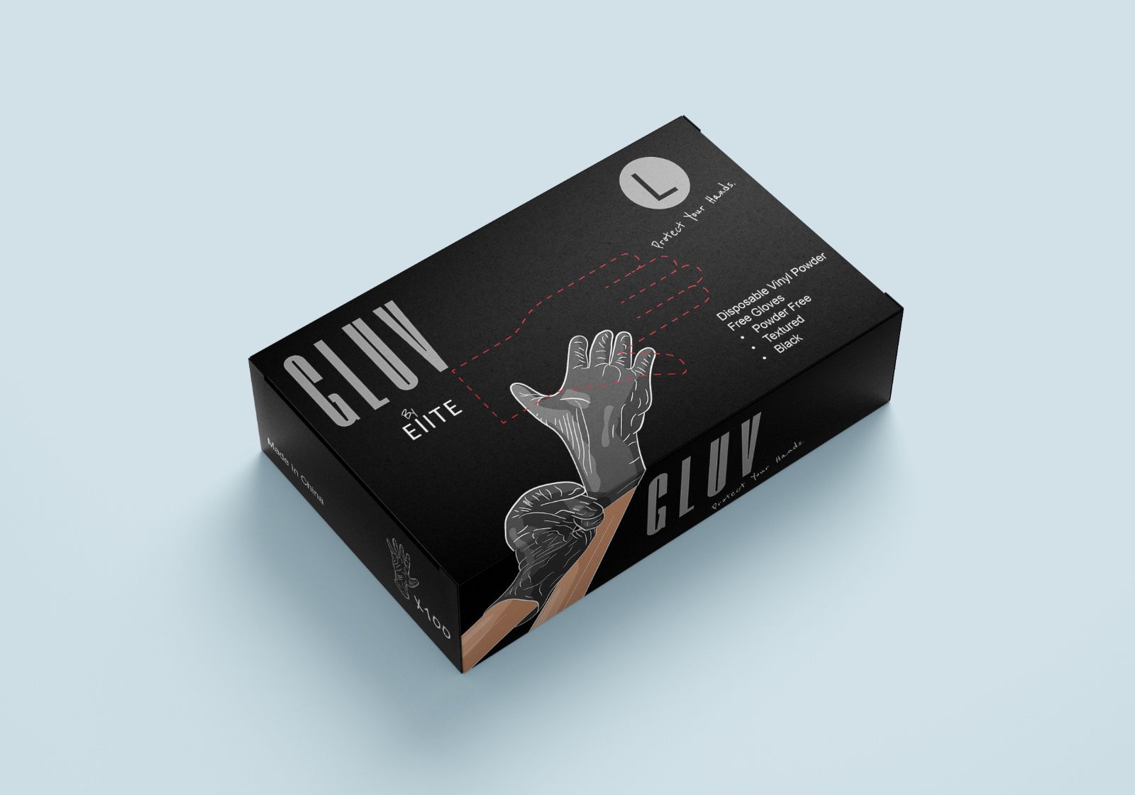 Black nitrile </br> GlUV - Image 3