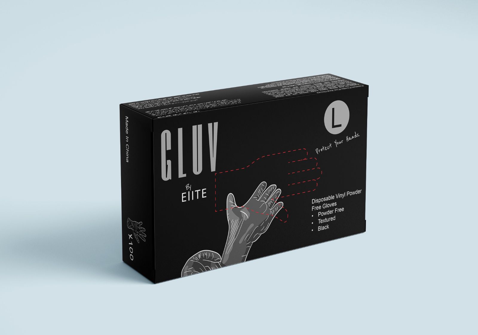 Black nitrile </br> GlUV