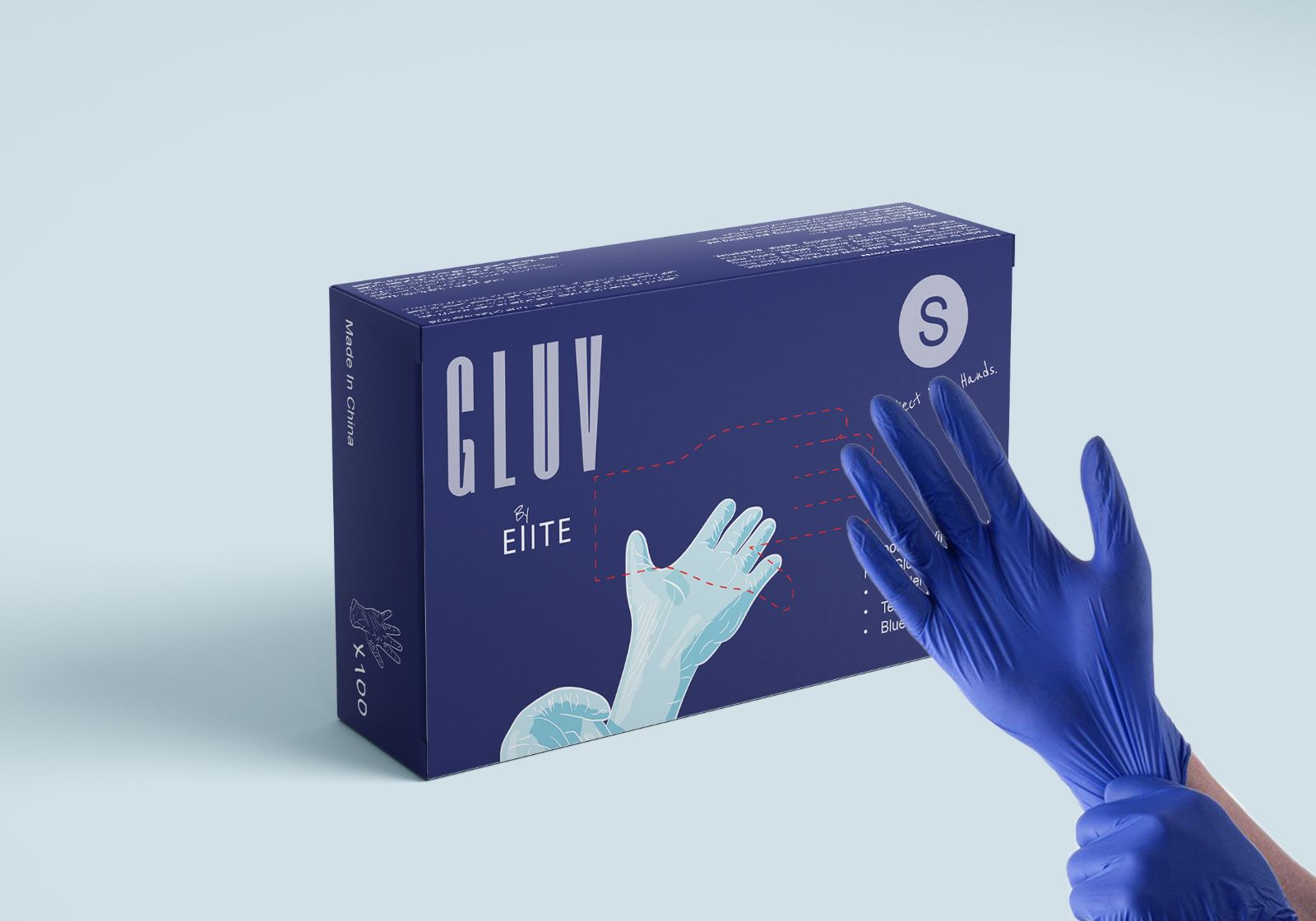 Blue nitrile </br> GlUV - Image 3